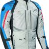 Motorradjacken Dane Drakar wasserdichte Jacke grau/blau