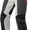 Motorradhosen REV'IT! Tornado 4 H2O wasserdichte HoseWP Pants long silver/black