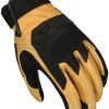 Macna Congra Motorrad Handschuhe schwarz/beige Motorradhandschuhe