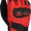 Furygan Dust D3OBlack/Red Motorradhandschuhe