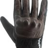 Helston's Go Handschuhe schwarz/braun Motorradhandschuhe